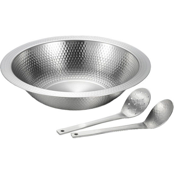 和平フレイズ 燕三 IH対応よせしゃぶ鍋30cmセット(お玉・穴あき