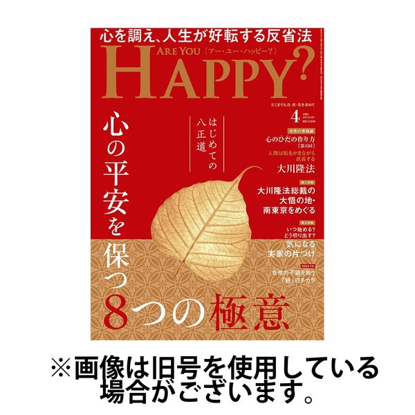 Are You Happy？（アーユーハッピー） 2025/07/30発売号から1年(12冊)(雑誌)（直送品）