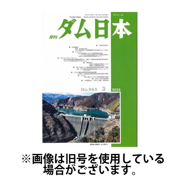 ダム日本 2025/07/10発売号から1年(12冊)(雑誌)（直送品）
