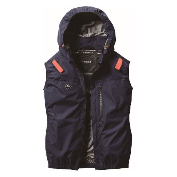 BURTLE AC2034 ネイビー Mサイズ 作業用ベスト バートル AC2034