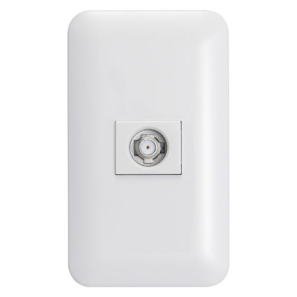 プレート付壁面テレビ端子 SU7LKSWP(B) DXアンテナ 1個（直送品）