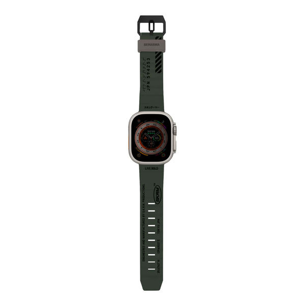 AppleWatch 49mm SKINARMA Ultra/Ultra 2対応 シリコンラバー