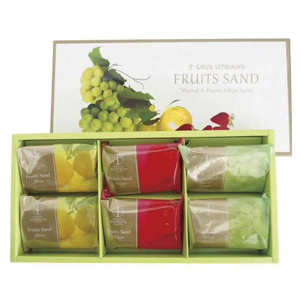 銀座千疋屋 銀座フルーツサンド 6個入 1箱 お菓子 個包装 洋菓子