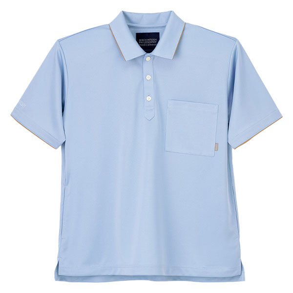 ナガイレーベン MPユニセックスニットシャツ パウダーブルー L MPJ-3997 1枚（取寄品） 6,740円