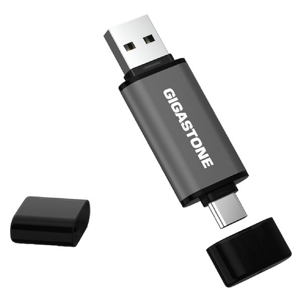送料無料 Git2 GIGASTONE USBメモリ 64GB USB3.2 2in1 OTG GJU3-AC44GY-64GB