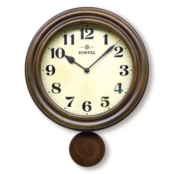 ★アンティーク振り子時計①★ 昭和レトロ☆ゼンマイ式掛け時計 アンティーク 振り子時計 古