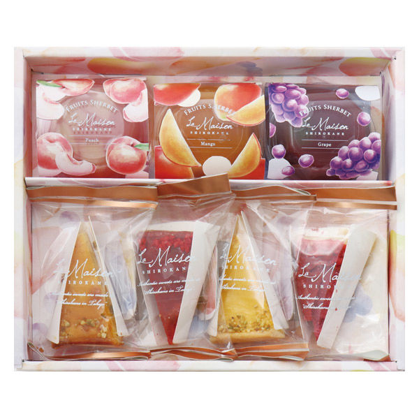 超絶10000円福箱【フルーツシャーベット】 🍑凍らすフルーツシャーベット＆フルーツタルト🍓 凍らせて