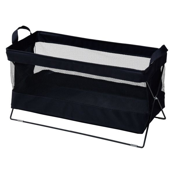 YAMAZEN 【荷物入れ】メッシュバスケット ワイドタイプ S