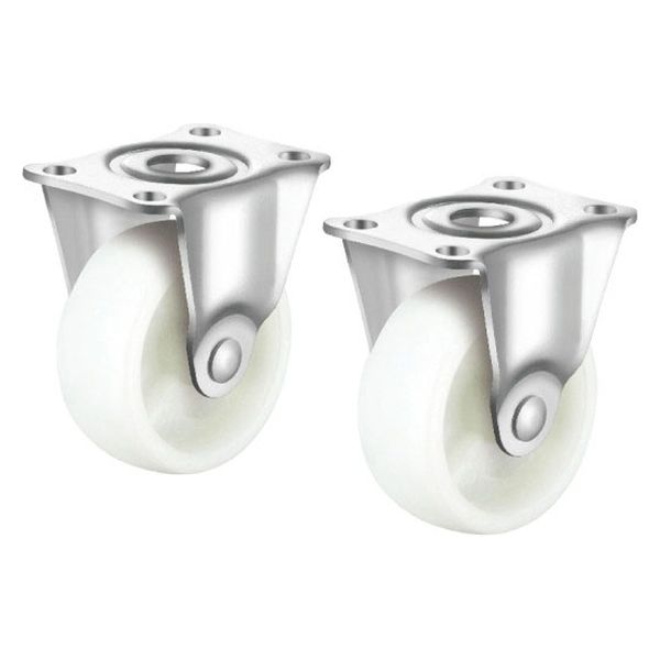 サンワサプライ 汎用キャスター 75mm径 2個セット(固定)ナイロン製 CST-75N-FIX2 1セット(2個入)（直送品）