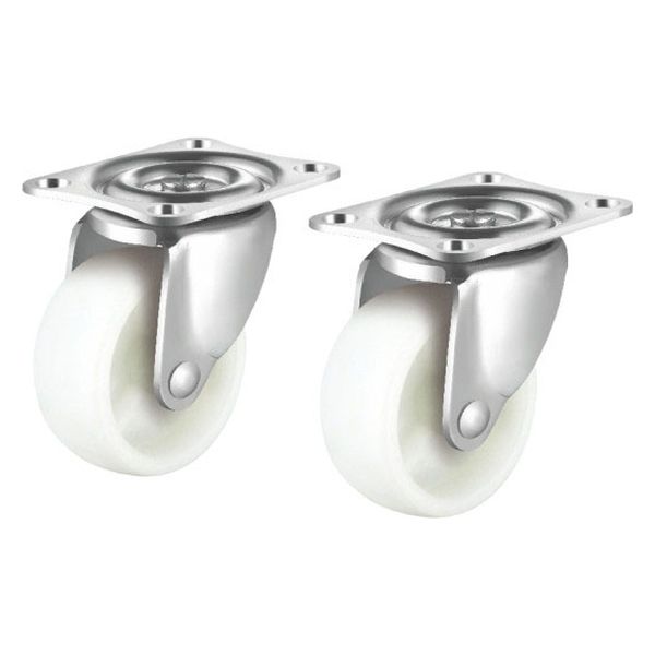 サンワサプライ 汎用キャスター 75mm径 2個セット(フリー)ナイロン製 CST-75N-FRE2 1セット(2個入)（直送品）