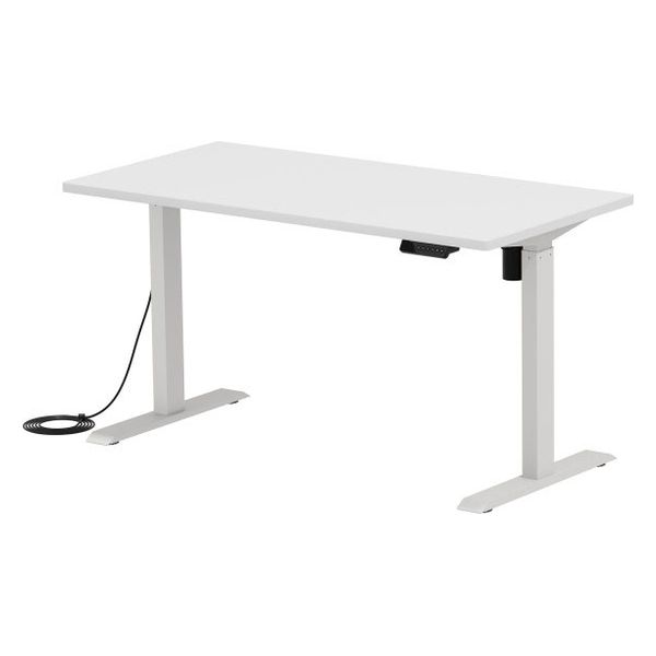 サンワサプライ e電動昇降デスク 受注生産品 幅1400×奥行700mm ホワイト ERD-ER14070W 1台（直送品）