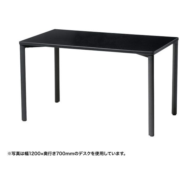 サンワサプライ eテーブル 受注生産品 幅1000×奥行700mm ブラック MEF-10070BK 1台（直送品）