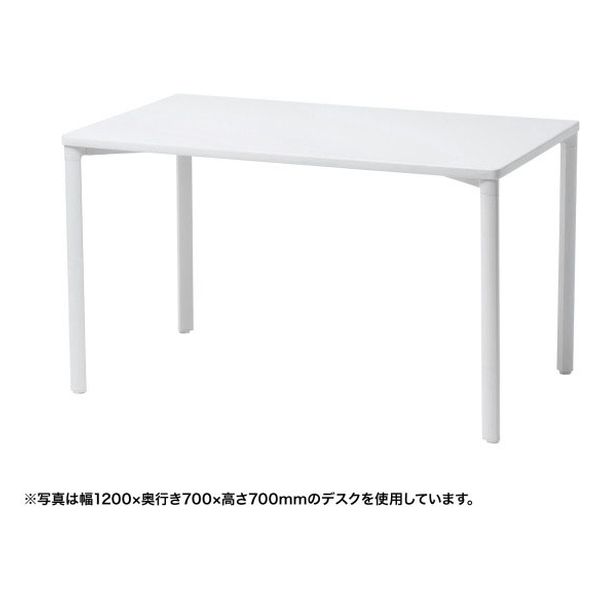 サンワサプライ eテーブル 受注生産品 幅1000×奥行800mm ホワイト MEF-10080W80 1台（直送品）