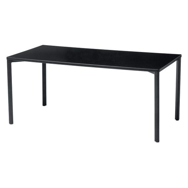 サンワサプライ eテーブル 受注生産品 幅1600×奥行800mm ブラック MEF-16080BK 1台（直送品）
