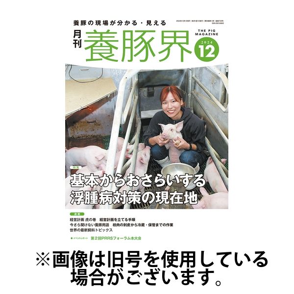 養豚界 2025/04/04発売号から1年(12冊)(雑誌)（直送品）