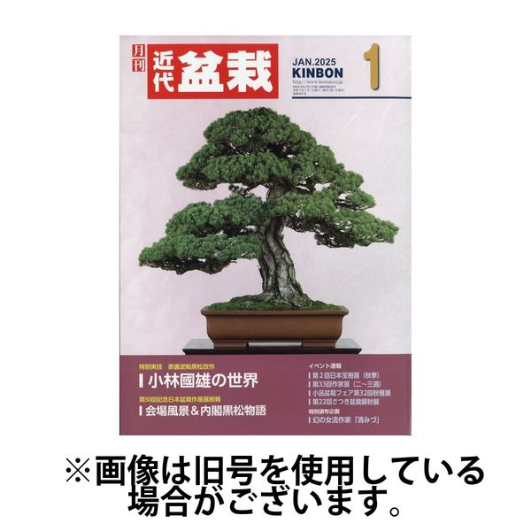 月刊 近代盆栽 2025/04/04発売号から1年(12冊)(雑誌)（直送品）