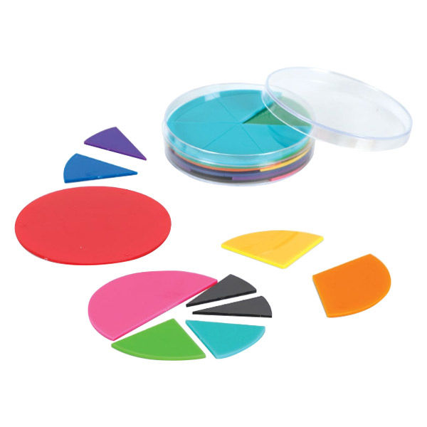 ▼りーぬ☆ページ△ Learning Resources Rainbow Fraction Circles カラフル分数