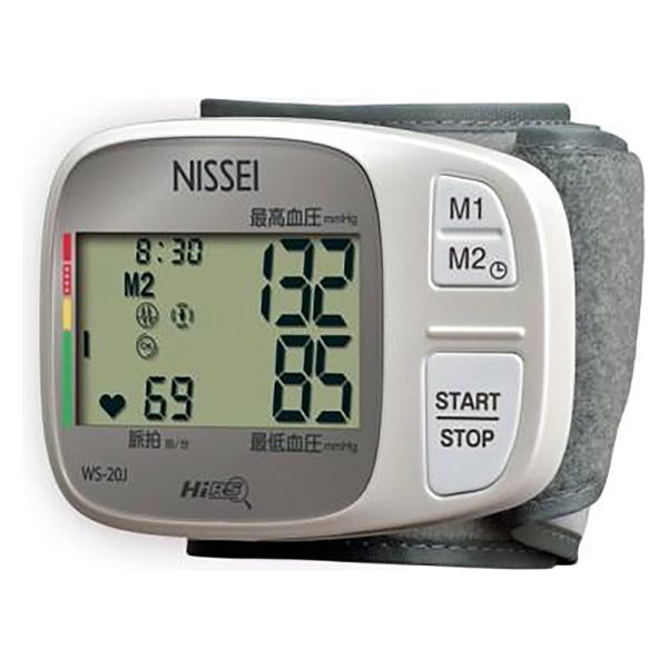 日本精密測器 日本精密 手首式デジタル血圧計 25591900 WS-C2/WS-20J 1台（直送品）