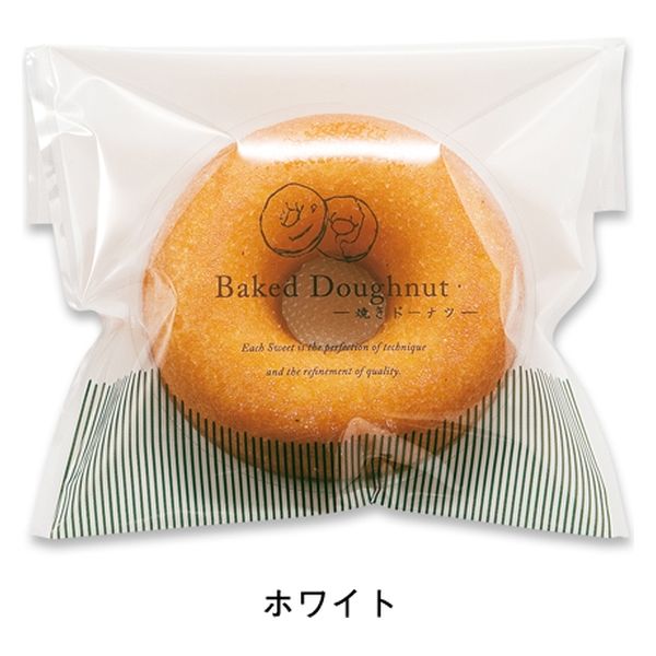 柳井紙工 食品袋 83015 焼ドーナツ袋 ・ホワイト 4525241122480 1セット(3000枚入)（直送品） 44,654円