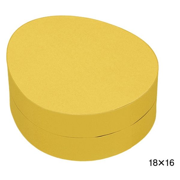 食品箱 ギフトケース 86571 ギフト・エッグ 18×16 イエロー 4525241124064 1セット(1袋(1個入)×30)（直送品）