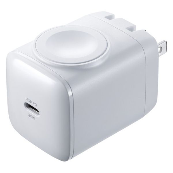 サンワサプライ  USB PD対応AC充電器（PD30W・Apple Watch充電） ACA-PD101（直送品）