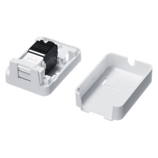 サンワサプライ  カテゴリ6Aローゼットキット（マグネット付き） LA-RZ6A-1N（直送品）