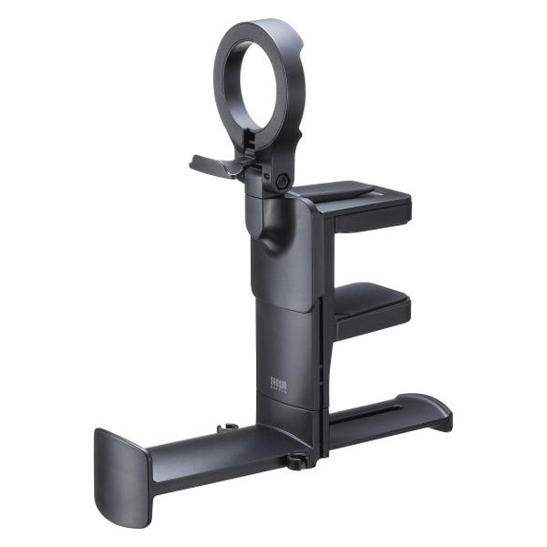 サンワサプライ  マグネットホルダー付きヘッドホンフック PDA-STN75BK（直送品）