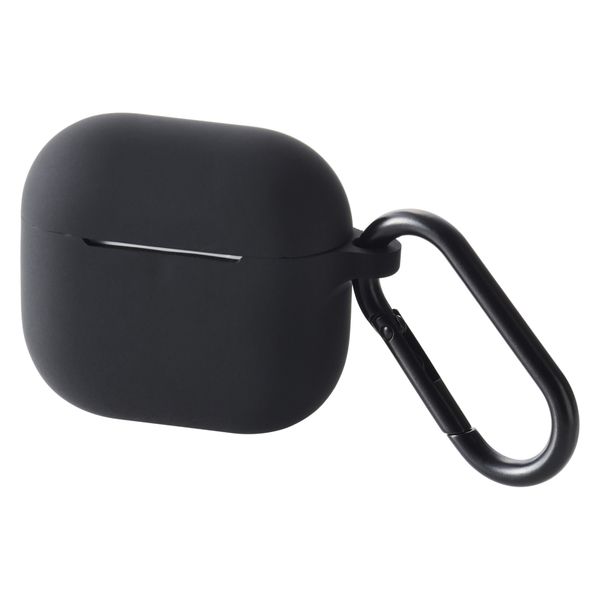 AirPods 4 ケース 用 シリコン カバー 衝撃吸収 落下防止 ブラック AVA-AP06SCBK エレコム 1個（直送品）
