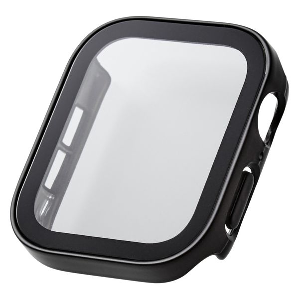 アップルウォッチ カバー SE/Series6/5/4[44mm] フルカバー ブラック AW-23DFCGEBK エレコム 1個（直送品）