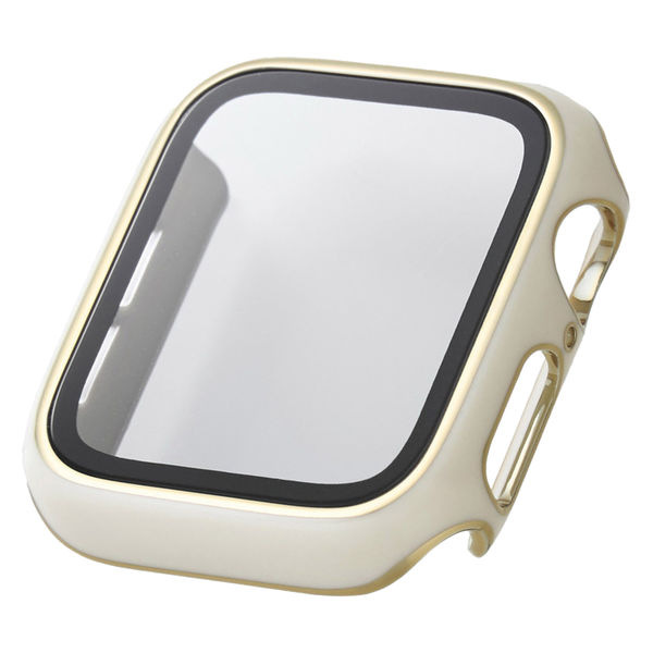 アップルウォッチ カバー SE/Series6/5/4[40mm] フルカバー ホワイト AW-23EFCGJWH エレコム 1個（直送品）