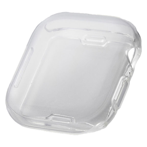 アップルウォッチ カバー Series10[46mm] フルカバー ソフト クリア AW-24AFCUCR エレコム 1個（直送品）