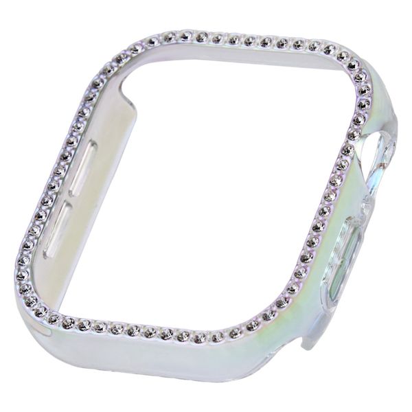 アップルウォッチ カバー Series 10[42mm] バンパー ハード オーロラ AW-24BBPPJACR エレコム 1個（直送品）