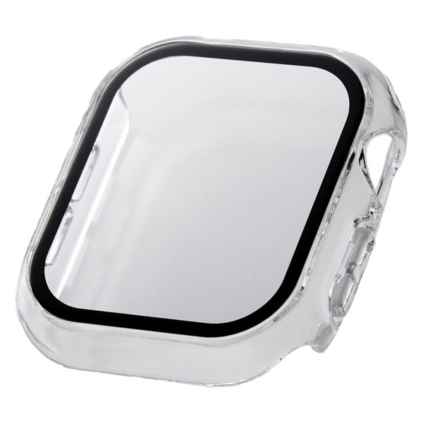 アップルウォッチ カバー Series10[42mm] フルカバー クリア AW-24BFCGCR エレコム 1個（直送品）