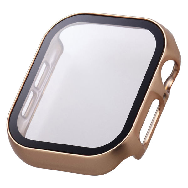 アップルウォッチ カバー Series10[42mm] フルカバー ピンク AW-24BFCGPPN エレコム 1個（直送品）