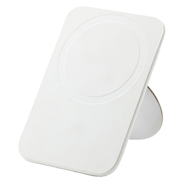 スマホスタンド MagSafe iPhone用 マグネット 簡単脱着 軽量 薄型 ホワイト P-DSMSTCCWH エレコム 1個（直送品）