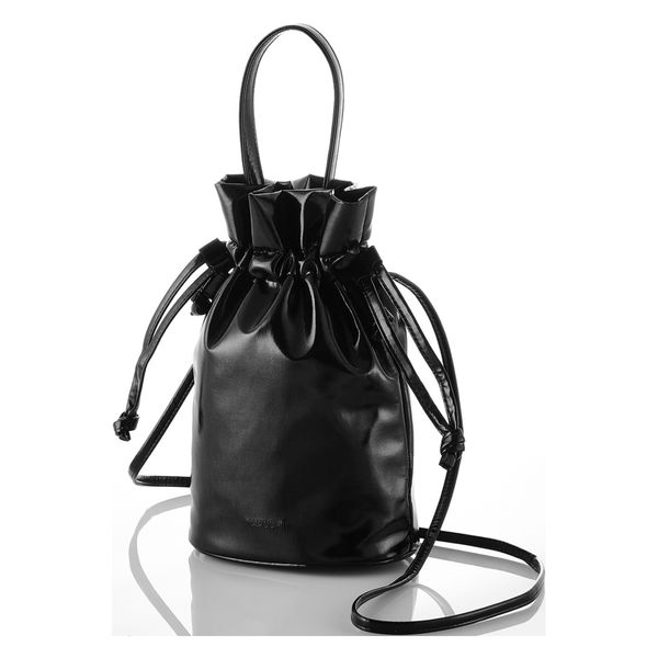 スマホポーチ ショルダーポーチ 斜めがけ / ハンドル持ち メタリック生地 メタリックブラック P-MAP08BK エレコム 1個（直送品）