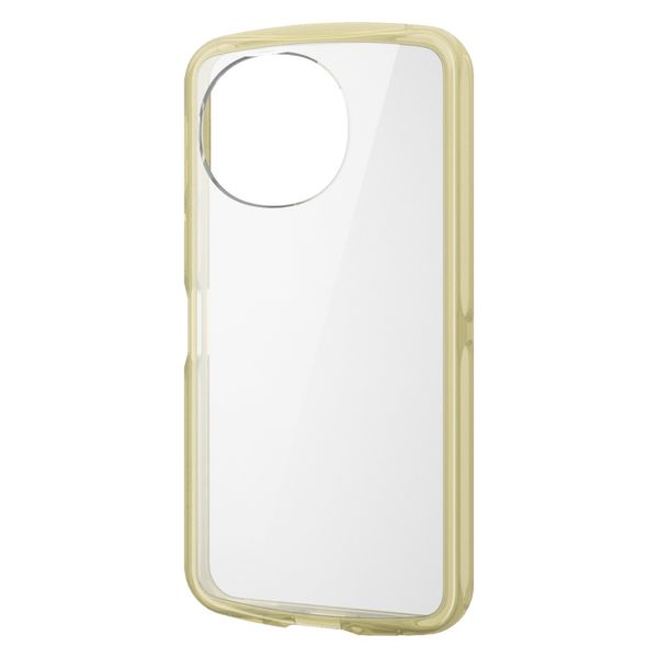 AQUOS sense9 SH-53E ケース ハイブリッド 軽量 クリアイエロー PM-S244TSLAFCYL エレコム 1個（直送品）