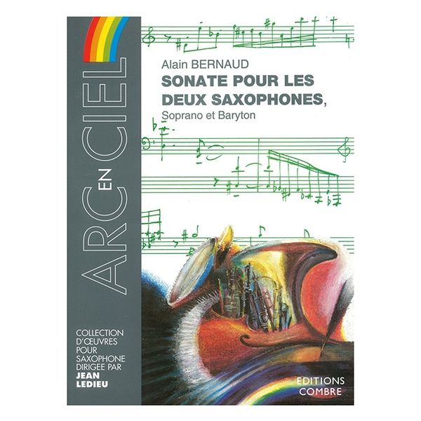 M.COMBRE(コンブル出版) ベルノー:ソナタ (SAX DUO) C06120 1冊（直送品） 7,506円