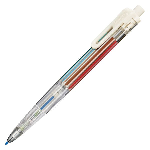 ぺんてる 色鉛筆アートマルチ8 ホルダータイプ 色芯8色 XPH804 1