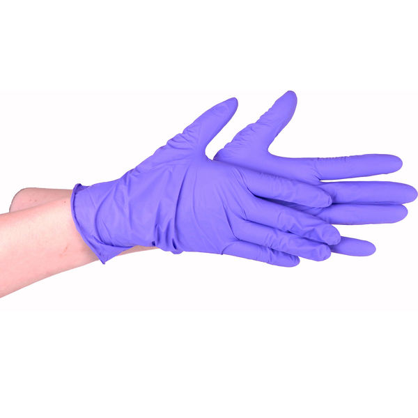 ミズムジャパン MISM クリーンニトリル手袋S 粉なし 100枚入り ダークブルー 【食品衛生法適合】 1箱（直送品）