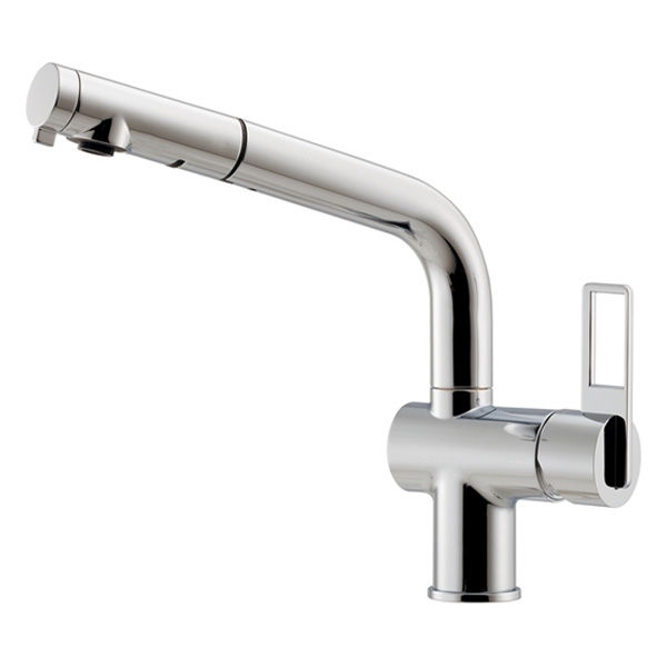 カクダイ シングルレバー引出し混合栓 118-051 1個（直送品