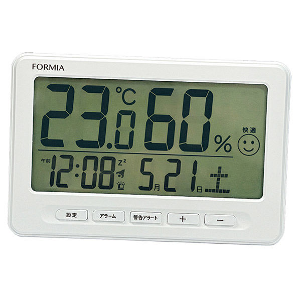 保土ヶ谷電子販売 Formia フォルミア デジタル温度湿度計 熱中症