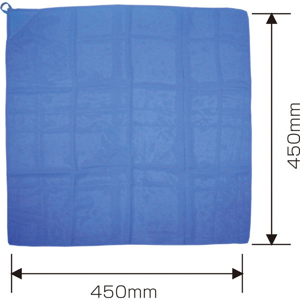 アーテック ループ付カラースカーフ ミニ青 2104 1セット(1枚×5)