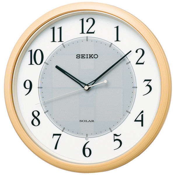 SEIKO（セイコー）ソーラー電波掛時計 掛け時計 [電波 スイープ] 直径