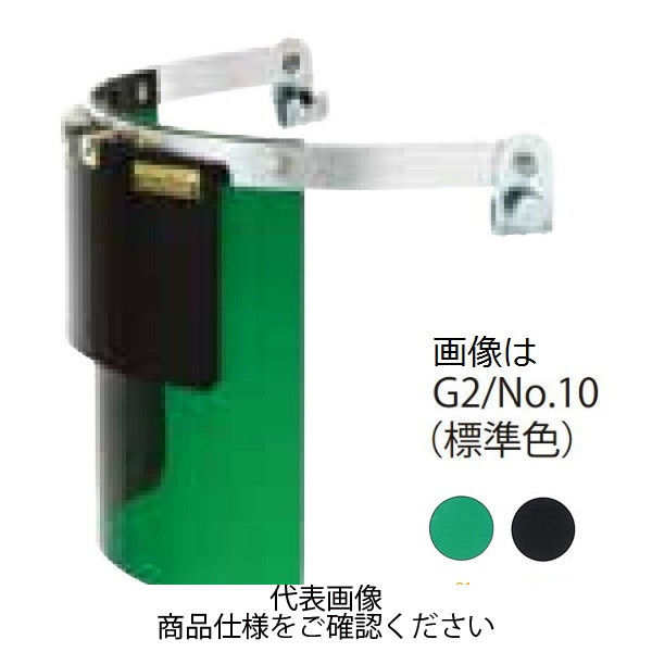 理研化学 ヘルメット装着用ダブル防災面 円筒型 K金具 G1/No.10 バイザー付 370WKVG1/#10 1セット（2個）（直送品）