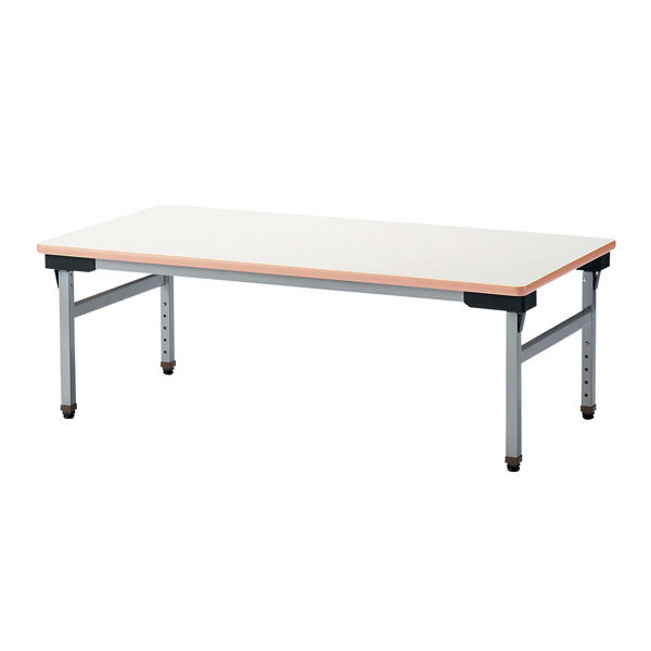 三和製作所 教育施設向けテーブル ピンク 幅1200 00260474（直送品）