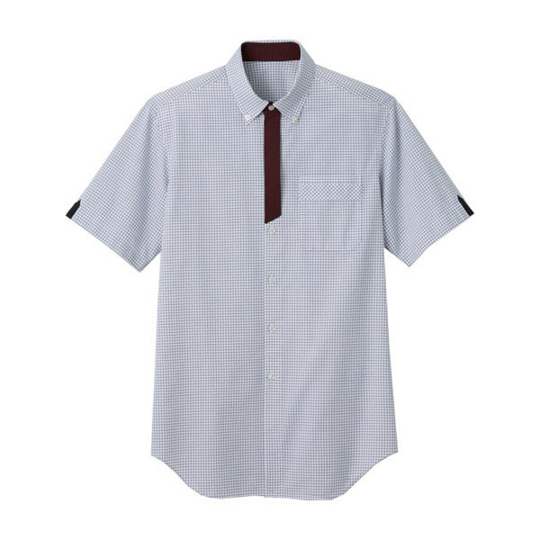 男女兼用シャツ（半袖） LL ブルー系 LBSU-1708-K5-13 サーヴォ（旧サンペックスイスト）（直送品）