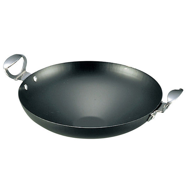 本間製作所 K 鉄 中華両手鍋 42cm 5745200（取寄品） - アスクル