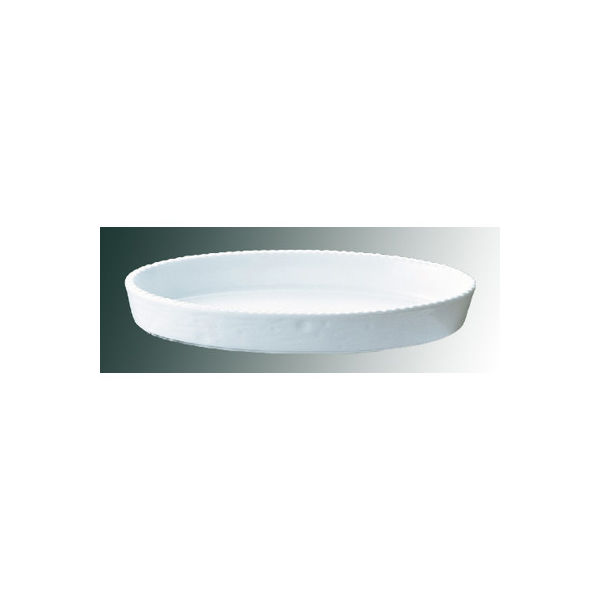 ロイヤル 小判 グラタン皿 No.200 40cm ホワイト 5099300（取寄品）