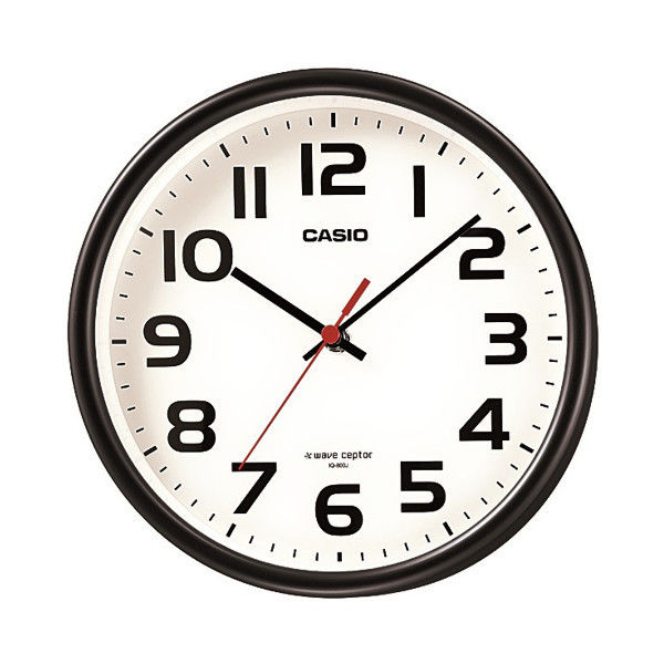 CASIO（カシオ）置き掛け時計 [電波 ステップ] 直径216mm IQ-800J-1JF 